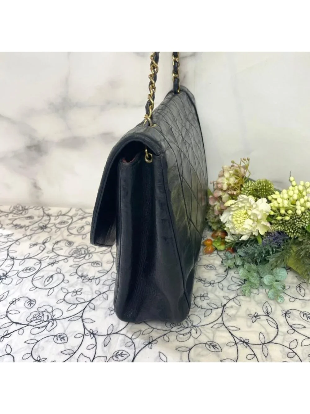 Chanel Vintage Mademoiselle Quilted Shoulder Bag